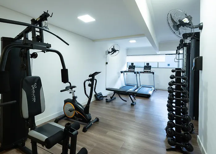Localizacao Central! A 450 Metros Da Vila Germanica Loft Com Piscina, Ar-Condicionado, Wi-Fi, Cozinha Completa, Garagem Privativa, Espaco Zen, Academia, Sauna, E Mercadinho 24H